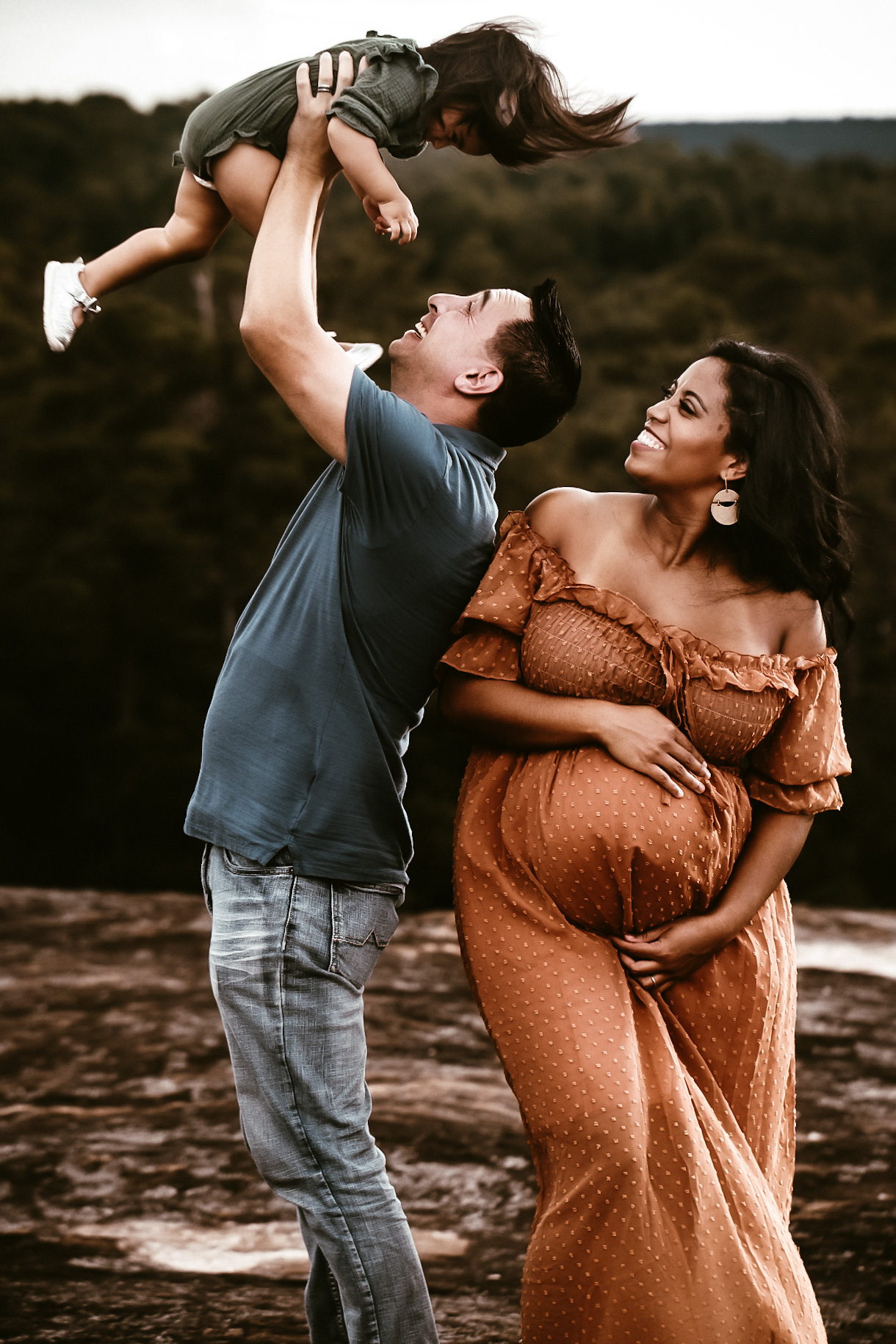 Fall Family photography - - Arabia Mountain Georgia Portrait Photography