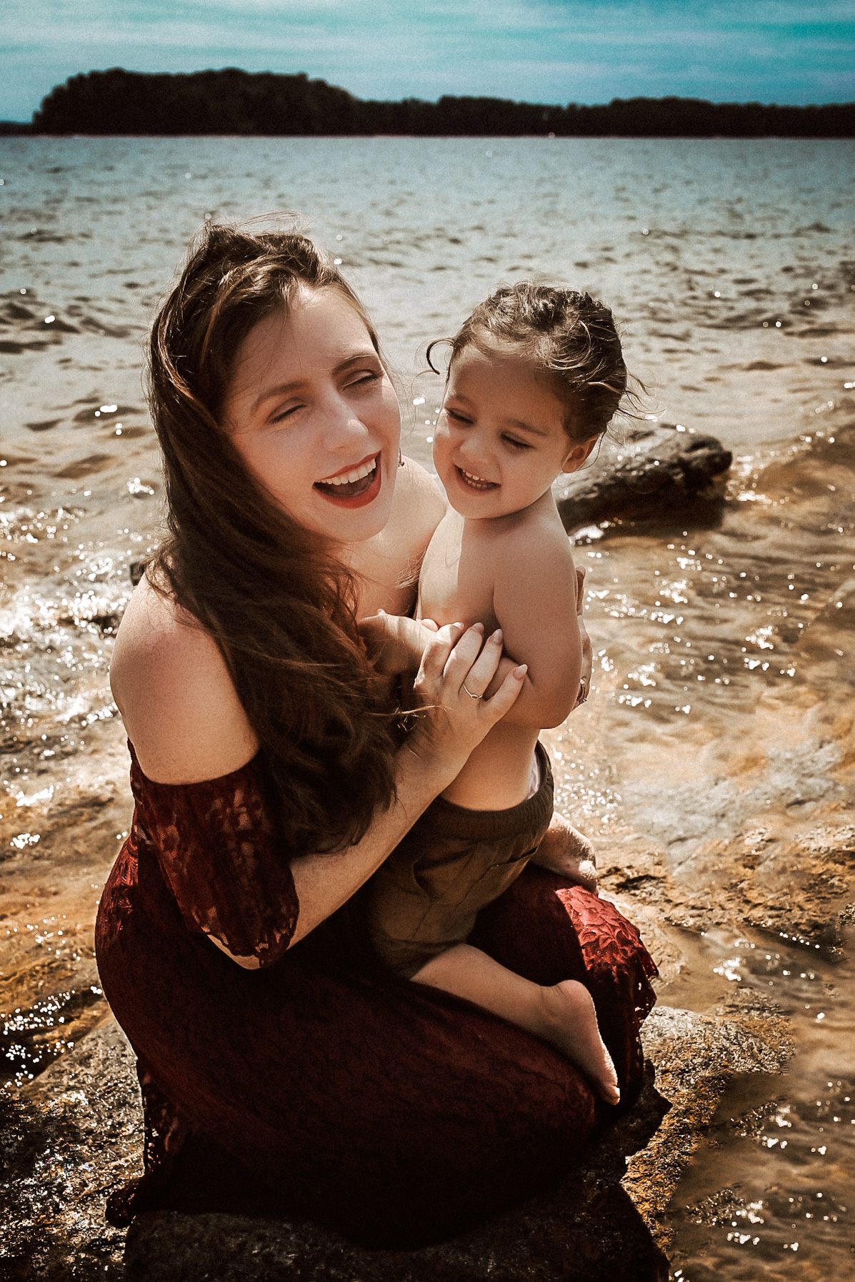 Mother-Son photography Lake Lanier Family portraits