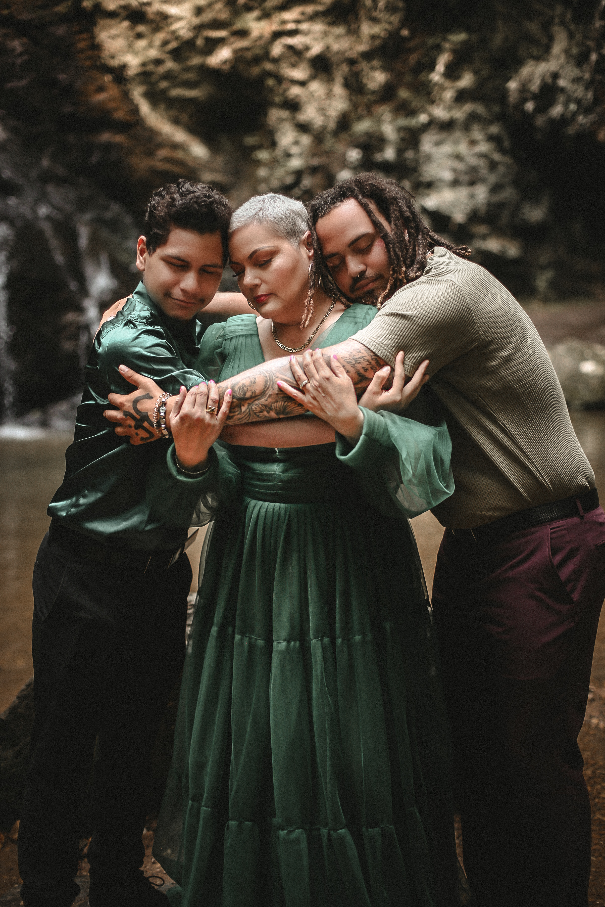 Mother-Son-Family photography High Shoals Falls -Dallas Georgia Photography