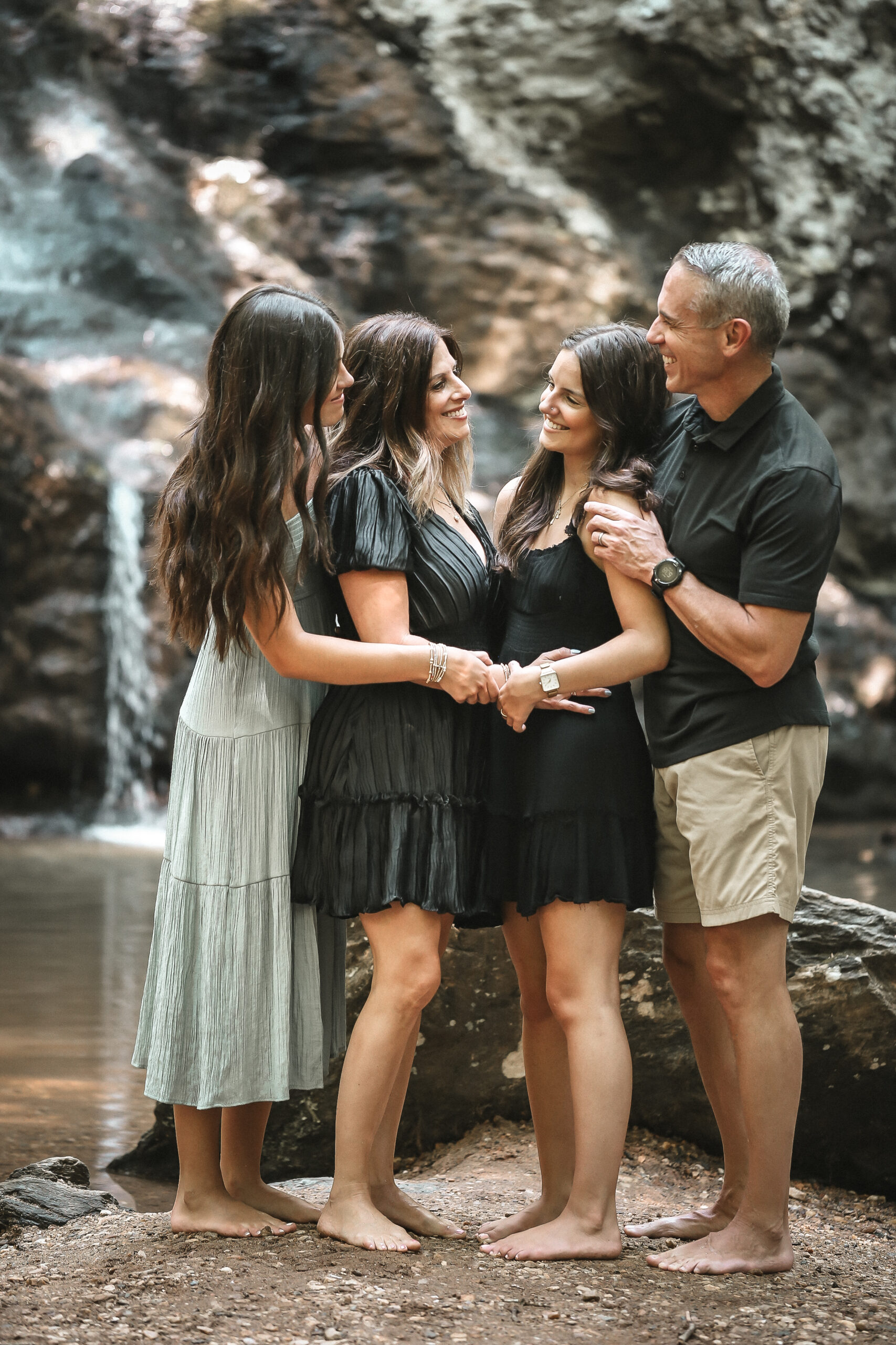 Family photography High Shoals Falls -Dallas Georgia Photography