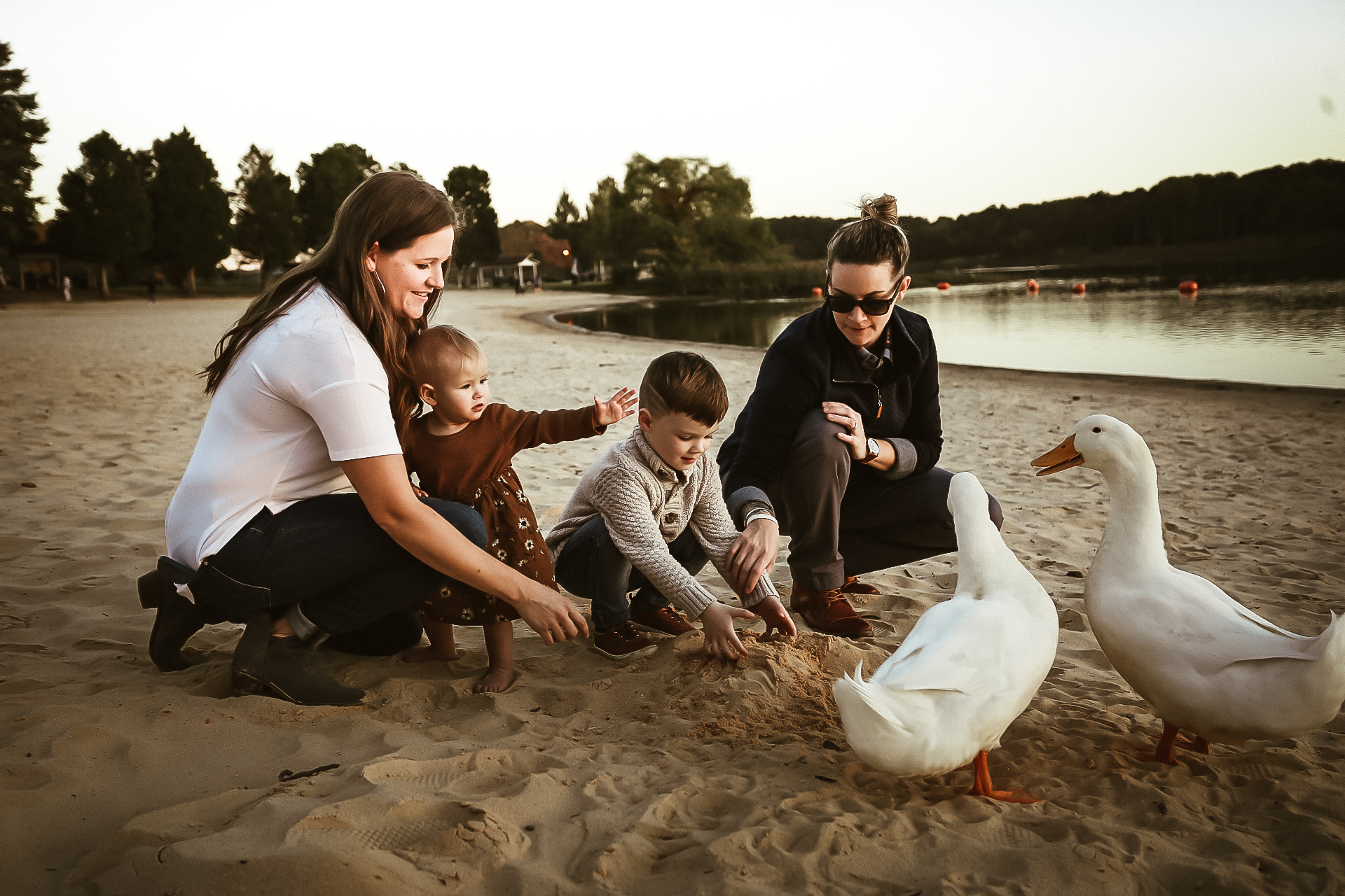 Lake Session- Family Portrait at Acworth Beach