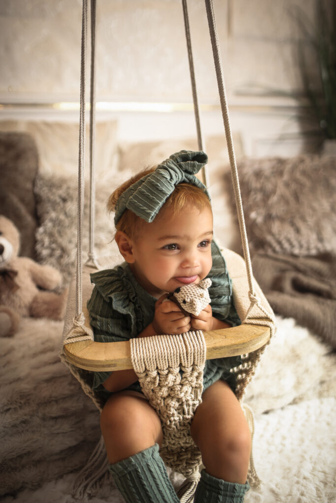 Baby in a swing - Playground in Atlanta, Georgia